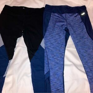Set of 2 long active wear leggings